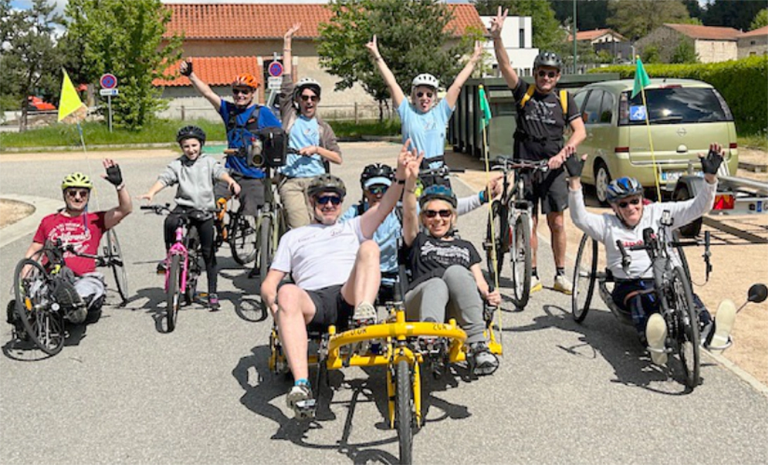 Foule de cyclistes